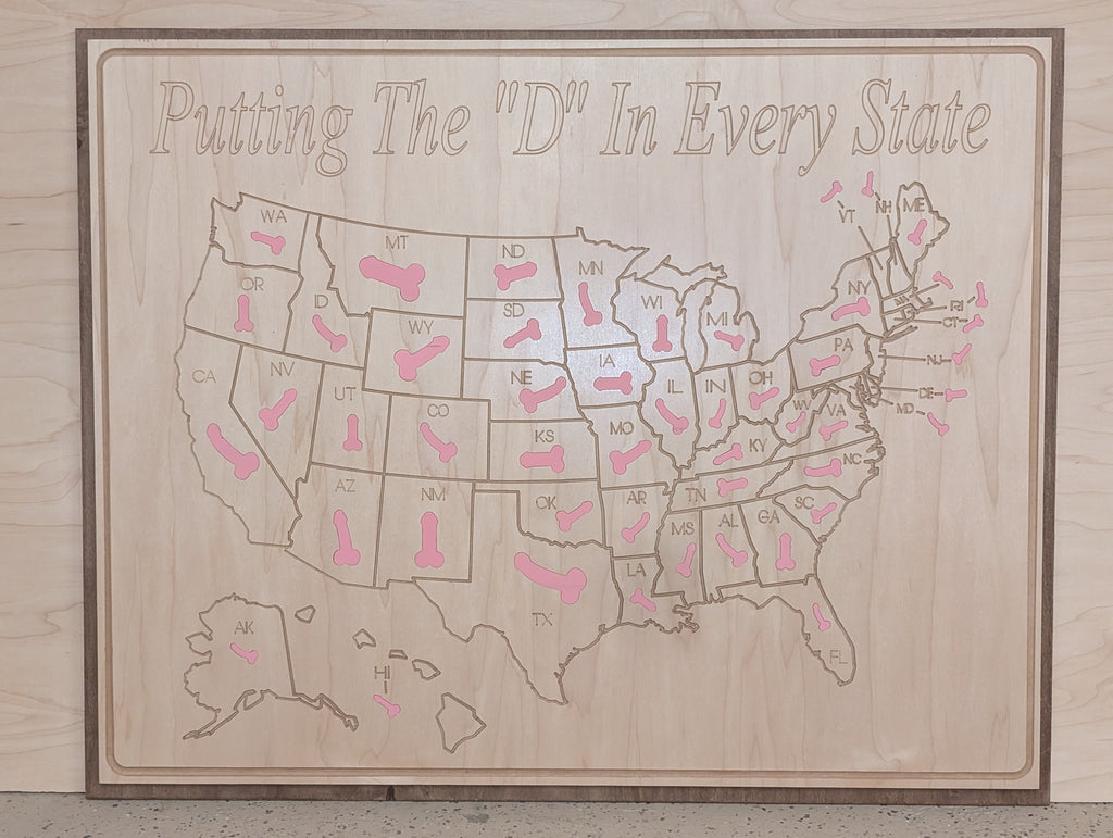 A Couples Map That Tracks Where Life Happened