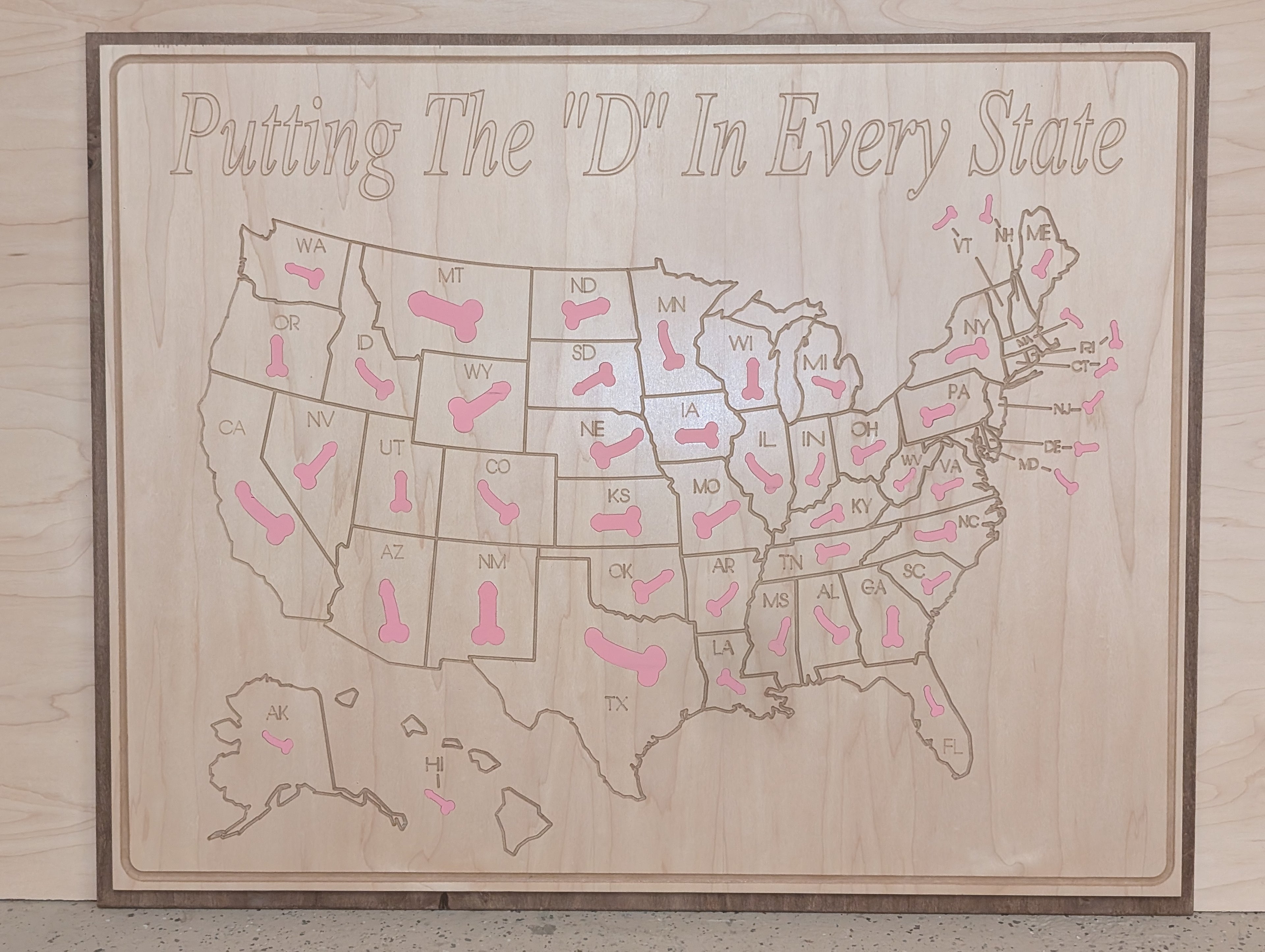 A Couples Map That Tracks Where Life Happened